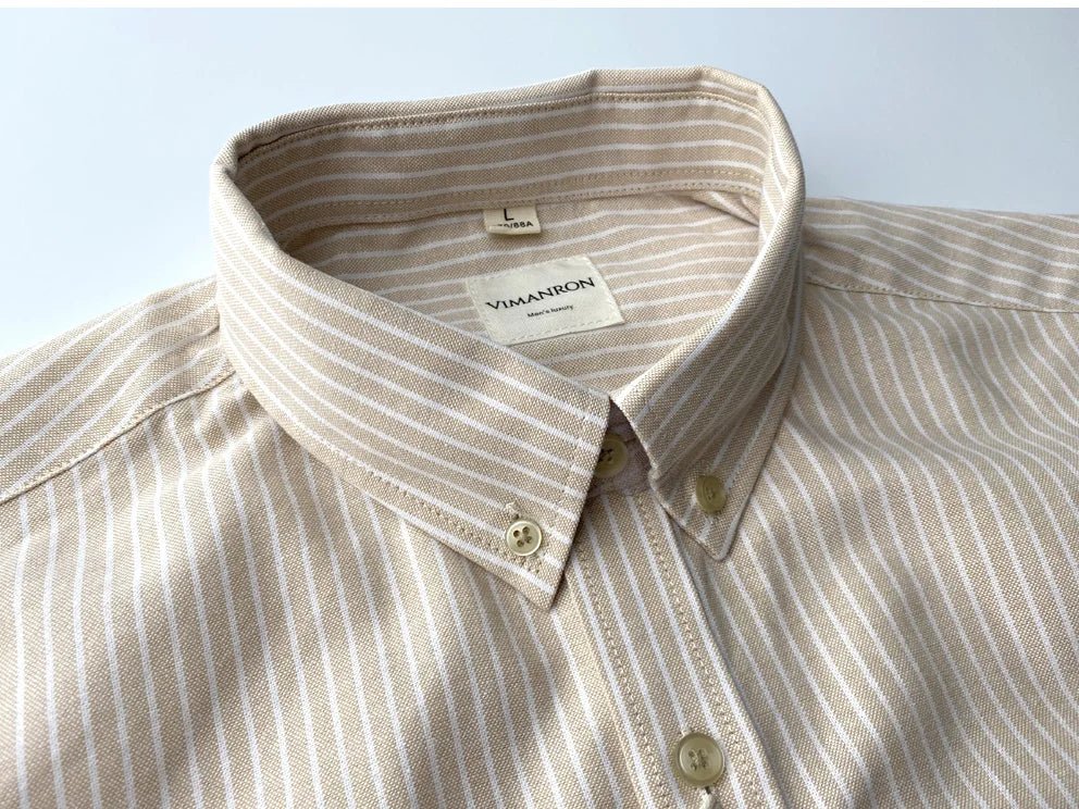 Oxford striped office shirt - Antonios
