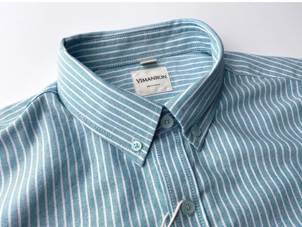 Oxford striped office shirt - Antonios