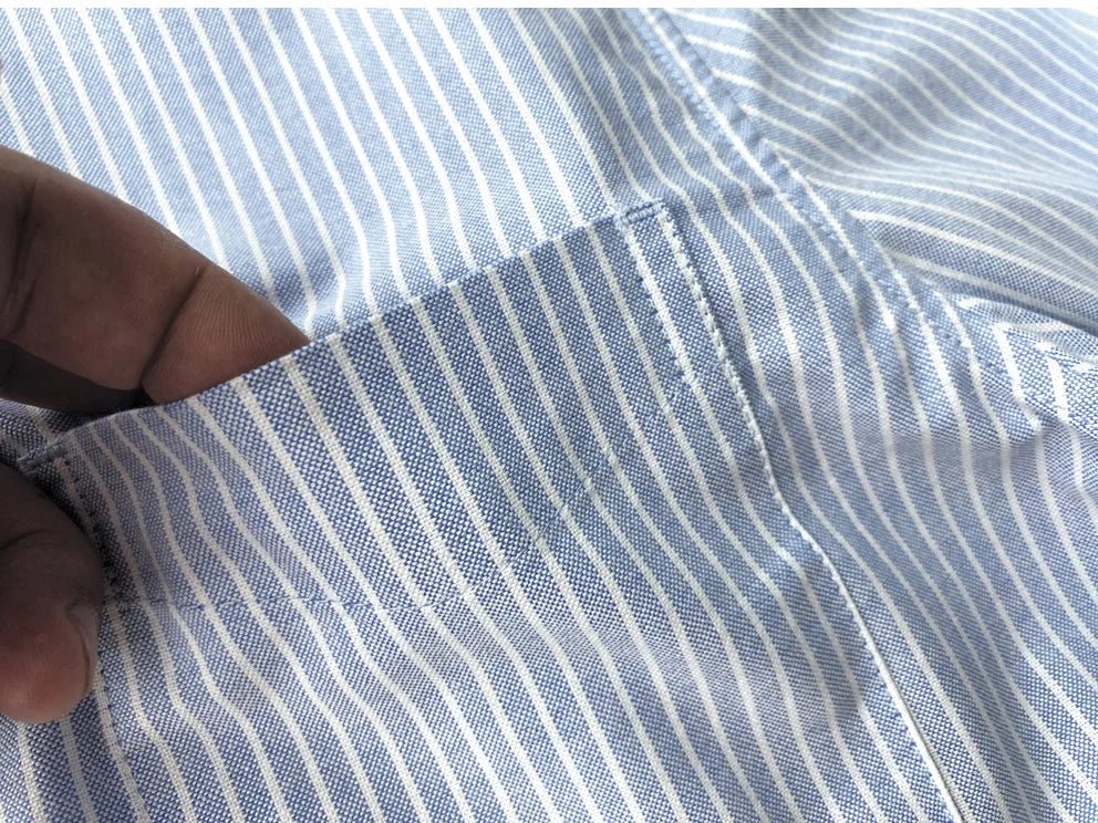 Oxford striped office shirt - Antonios