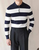 Oxford striped sweater - Antonios