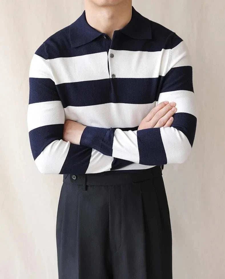Oxford striped sweater - Antonios