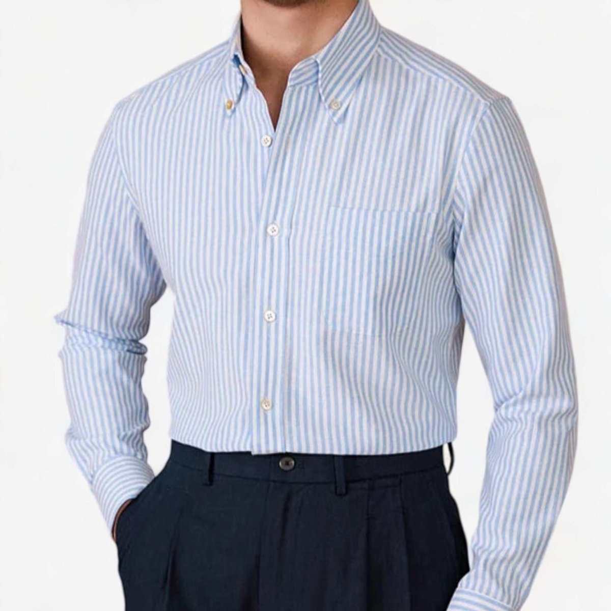 Oxford style casual cotton shirt - Antonios