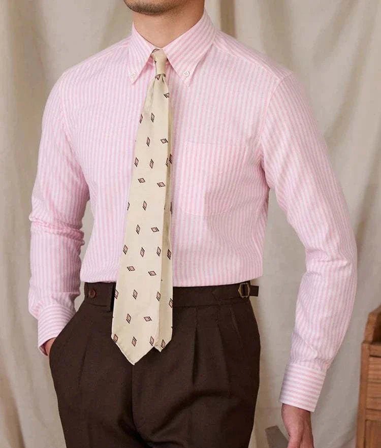 Oxford style casual cotton shirt - Antonios