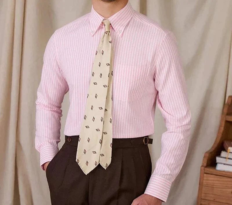 Oxford style casual cotton shirt - Antonios