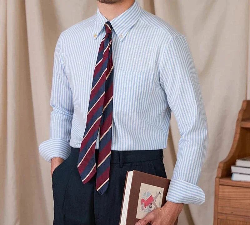 Oxford style casual cotton shirt - Antonios