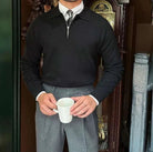 Oxford zipper sweater - Antonios