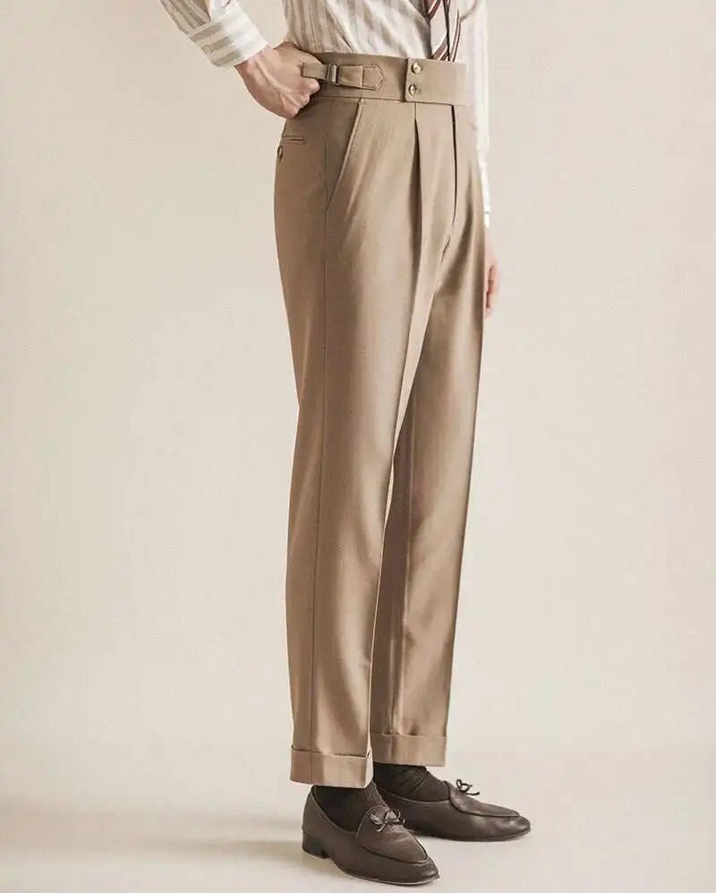 Paris - buckle slim dress trousers - Antonios