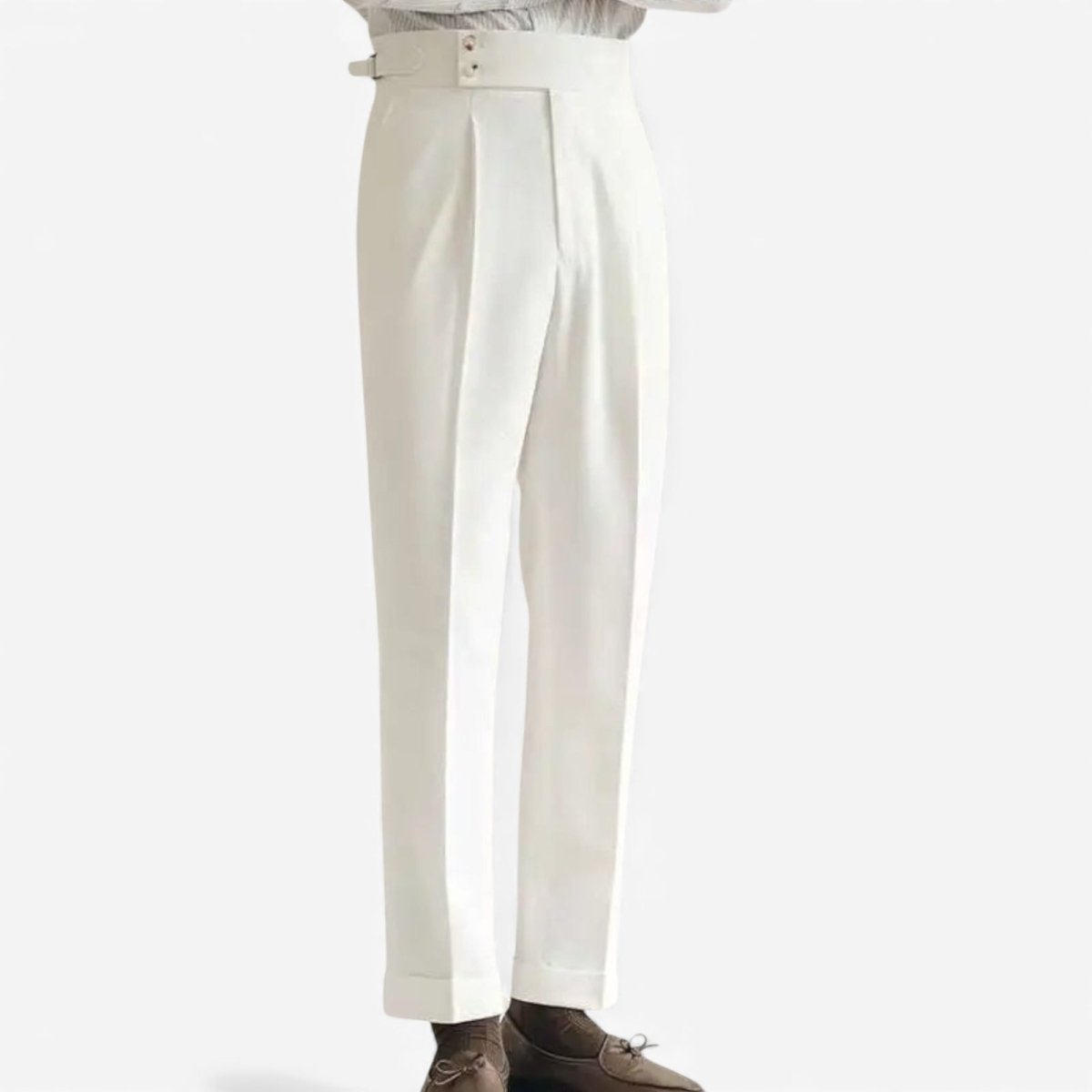 Paris - buckle slim dress trousers - Antonios
