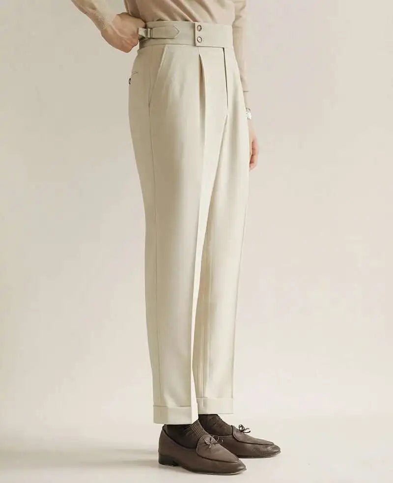 Paris - buckle slim dress trousers - Antonios