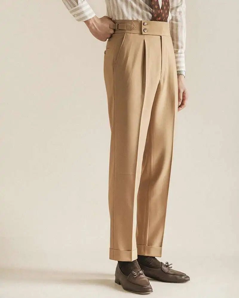 Paris - buckle slim dress trousers - Antonios