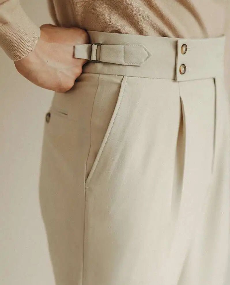 Paris - buckle slim dress trousers - Antonios