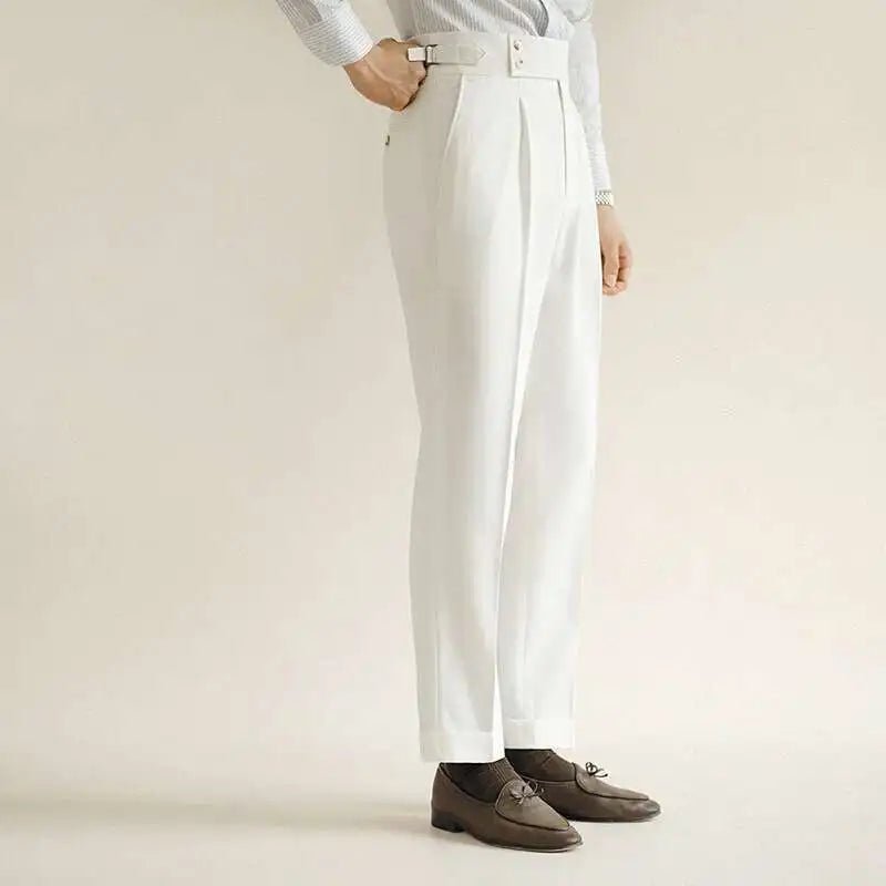 Paris - buckle slim dress trousers - Antonios