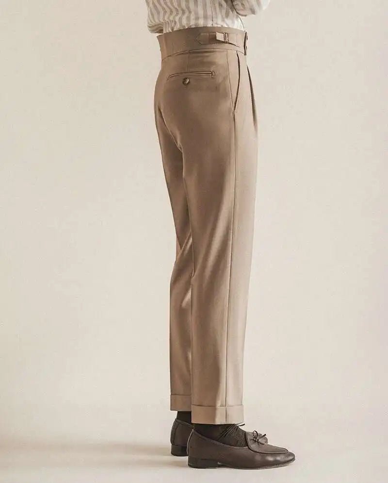 Paris - buckle slim dress trousers - Antonios