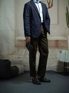 Paris button wool versatile pants - Antonios