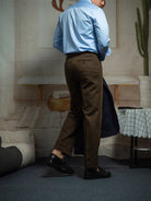 Paris button wool versatile pants - Antonios