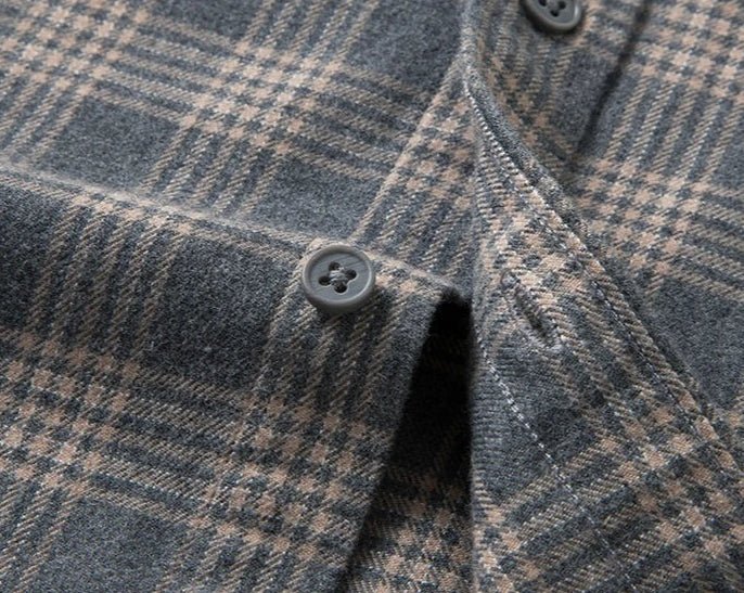 Paris cotton plaid shirt - Antonios