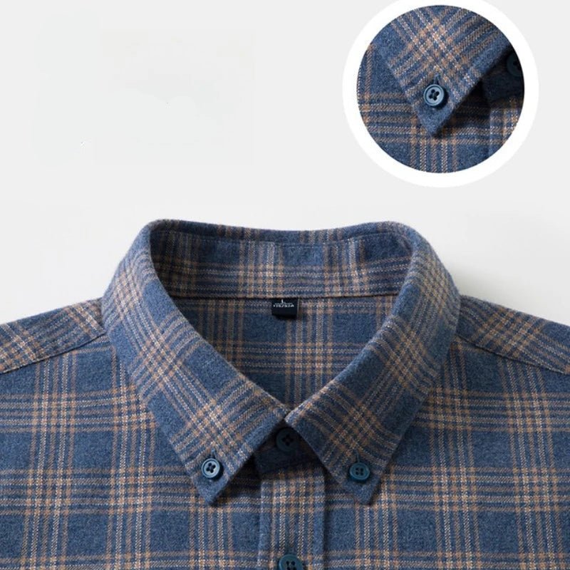 Paris cotton plaid shirt - Antonios
