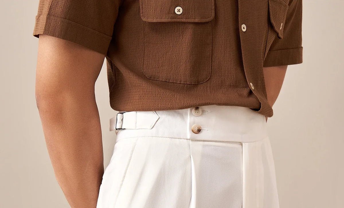 Paris high waist straight fit pants - Antonios