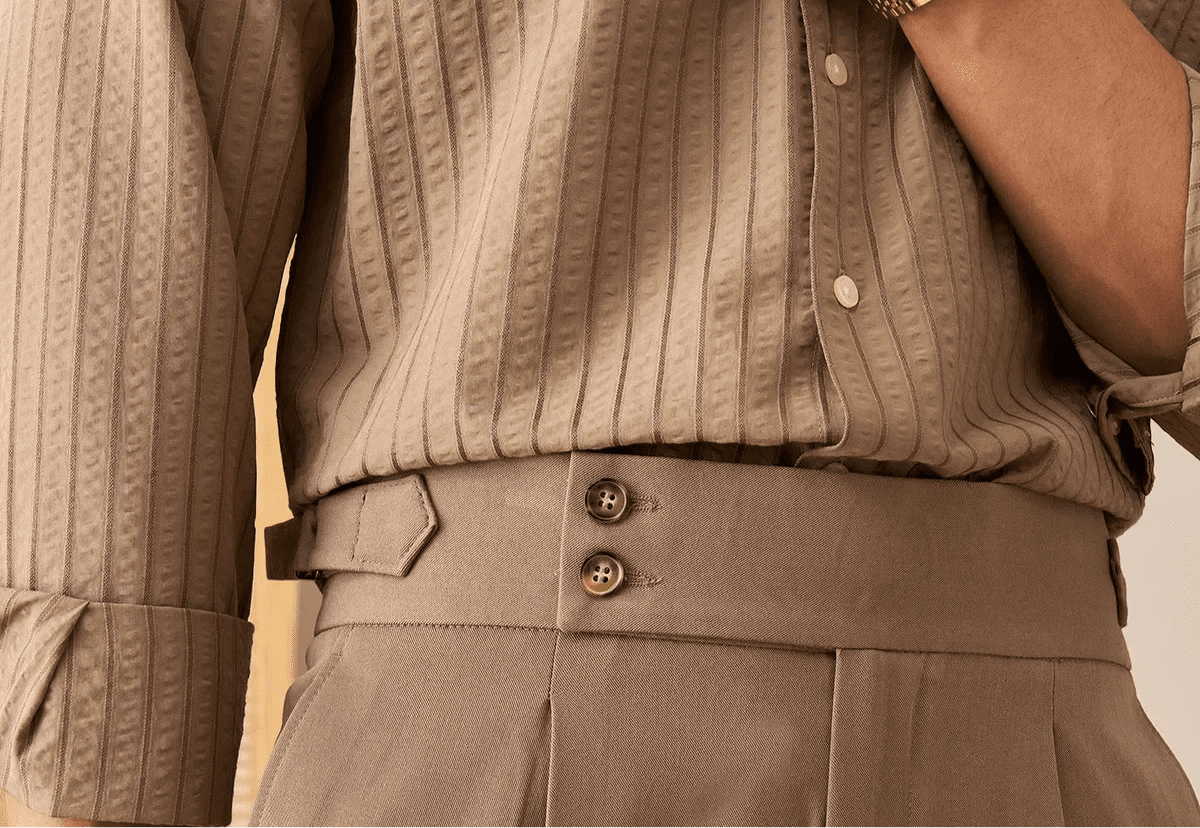 Paris high waist straight fit pants - Antonios