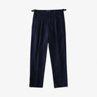 Paris navy blue linen trousers - Antonios