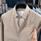 Paris retro casual plaid shirt - Antonios