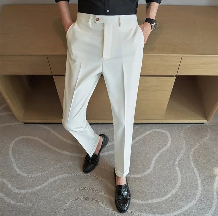 Paris slim fit business pants - Antonios