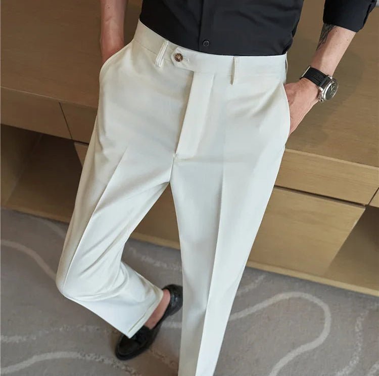 Paris slim fit business pants - Antonios