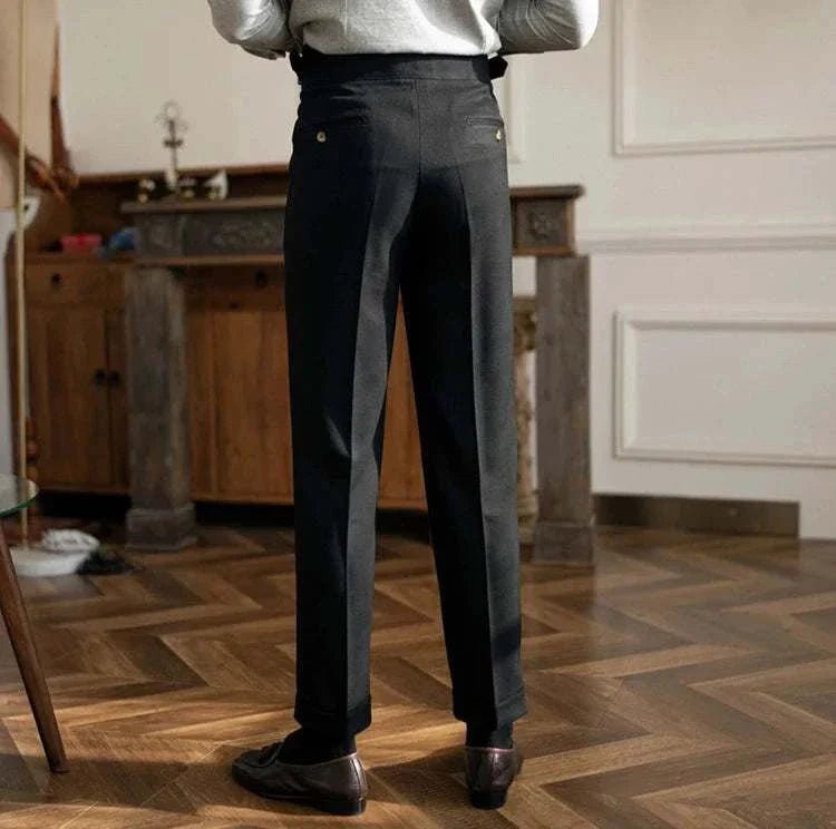 Parisian waist straight trousers - Antonios