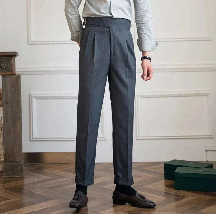 Parisian waist straight trousers - Antonios