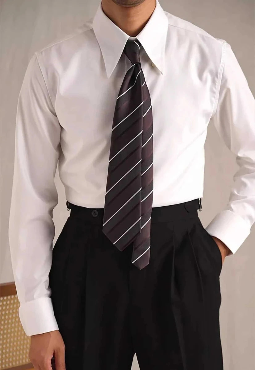 Party tuxedo long sleeve shirt - Antonios