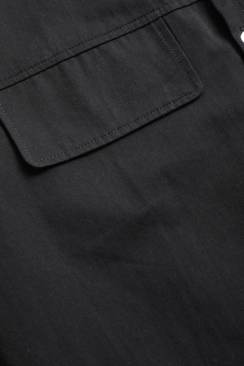 Paulo cotton long sleeve shirt with double pockets - Antonios