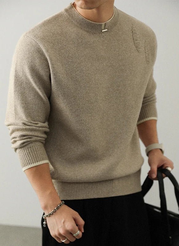 Paulo luxury knit sweater - Antonios