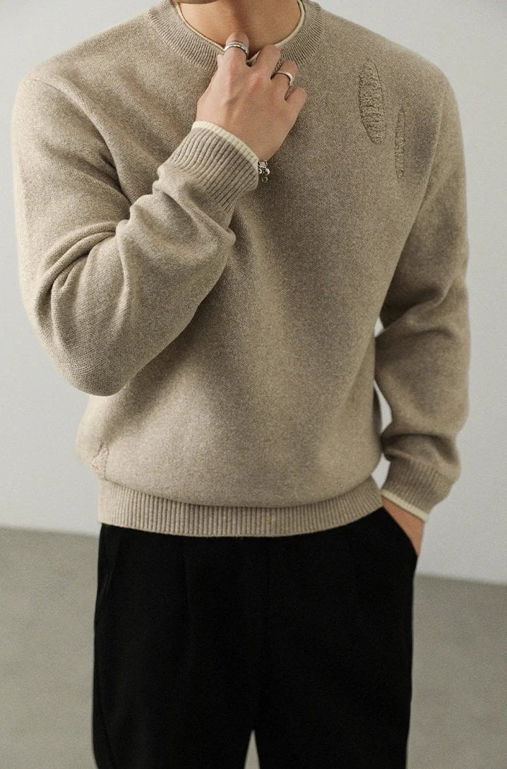 Paulo luxury knit sweater - Antonios