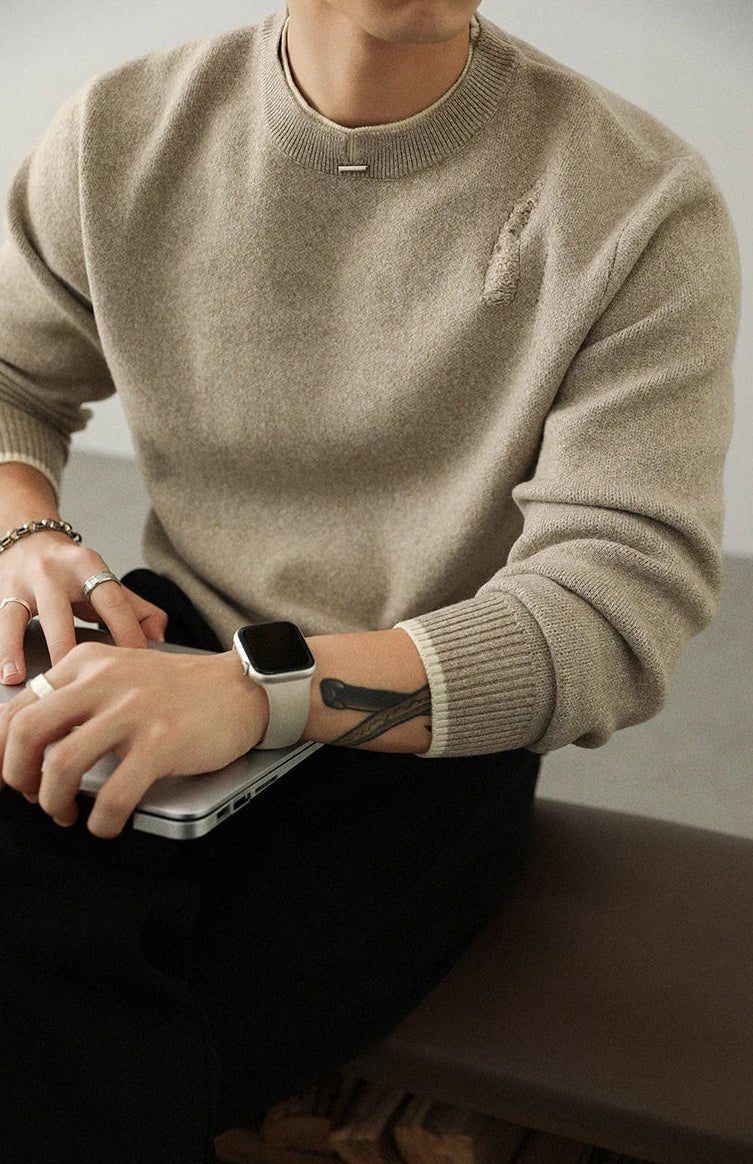 Paulo luxury knit sweater - Antonios