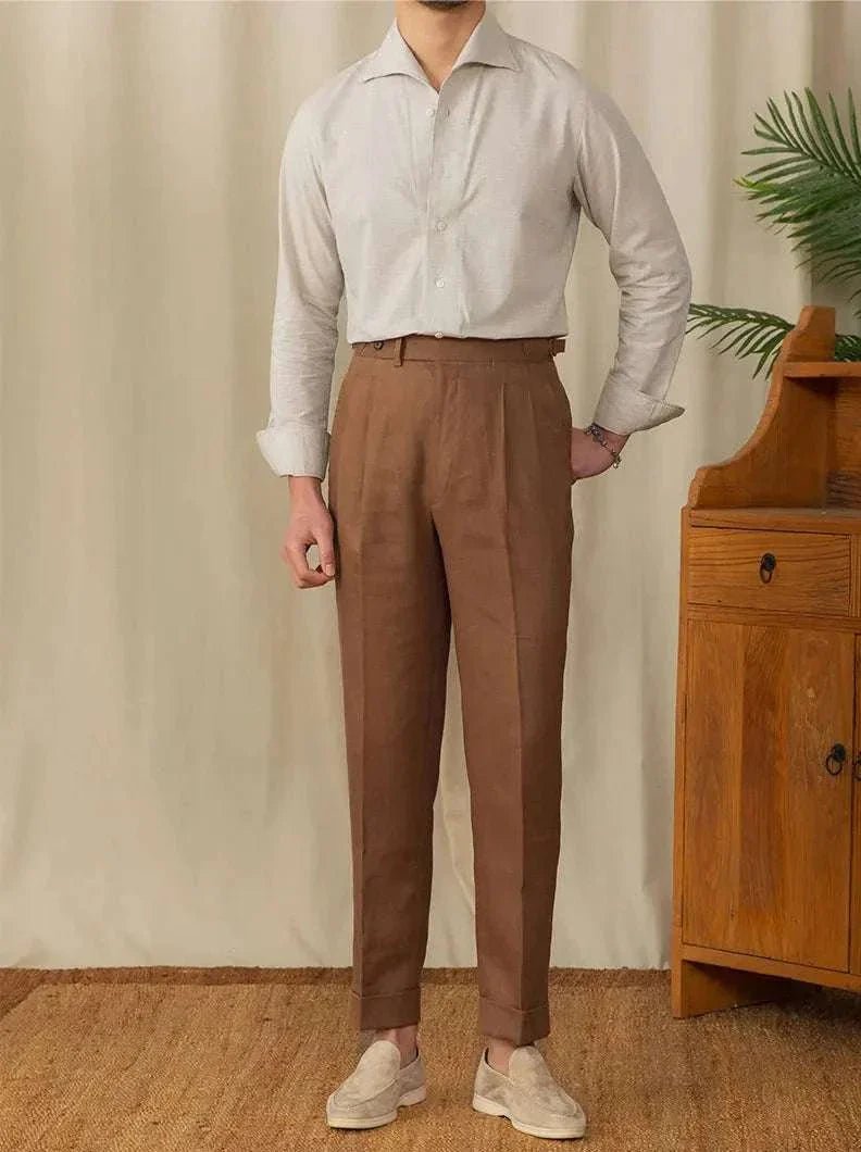 Piece collar casual long - sleeve shirt - Antonios