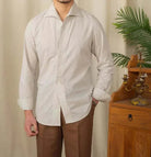 Piece collar casual long - sleeve shirt - Antonios