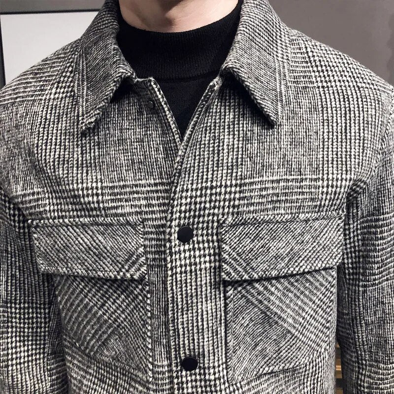 Plaid classic jacket - Antonios