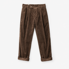 Heavyweight corduroy old money pants — Coffee