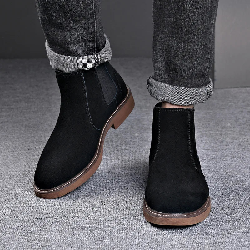Plush - lined cowhide chelsea boots - Antonios