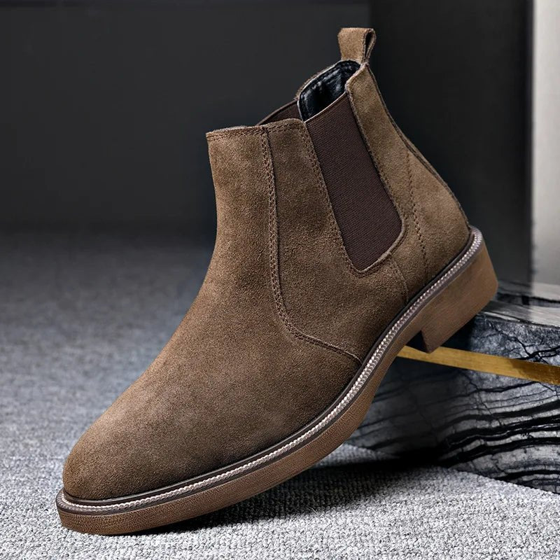 Plush - lined cowhide chelsea boots - Antonios