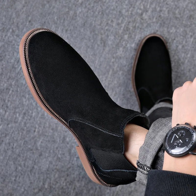 Plush - lined cowhide chelsea boots - Antonios