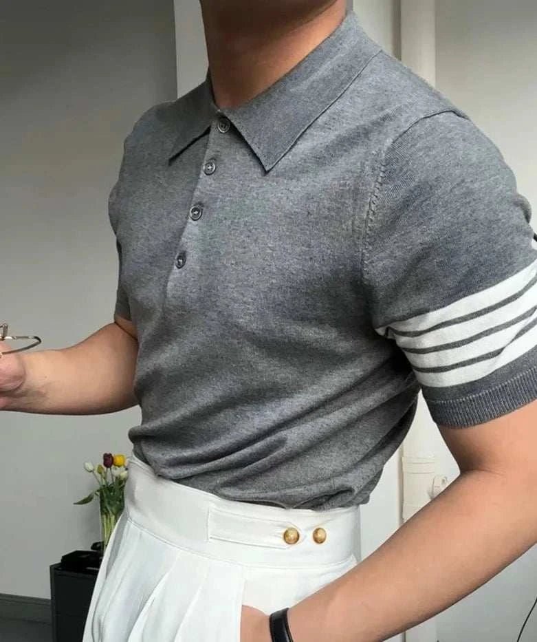 Polo casual slim fit summer t-shirt - Antonios