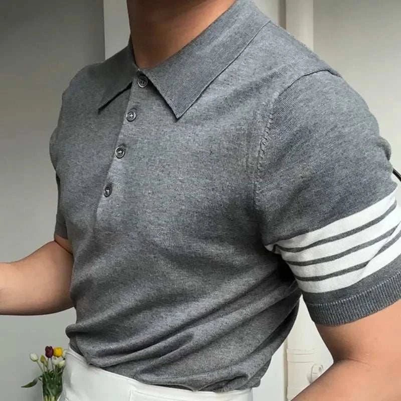 Polo casual slim fit summer t-shirt - Antonios