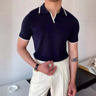 Polo collar relaxed fit t-shirt - Antonios