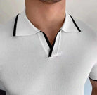Polo collar relaxed fit t-shirt - Antonios