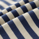 Polo cotton t-shirt with blue stripes - Antonios
