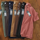 Polo cotton washed t-shirt - Antonios