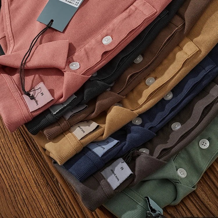 Polo cotton washed t-shirt - Antonios