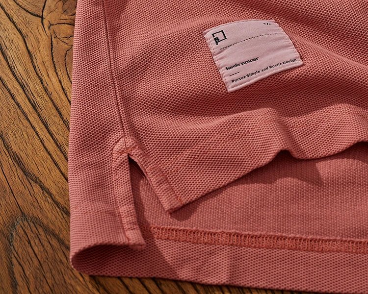 Polo cotton washed t-shirt - Antonios