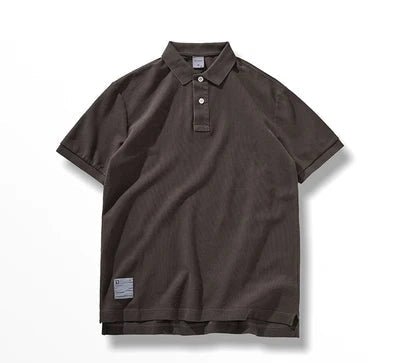 Polo cotton washed t-shirt - Antonios